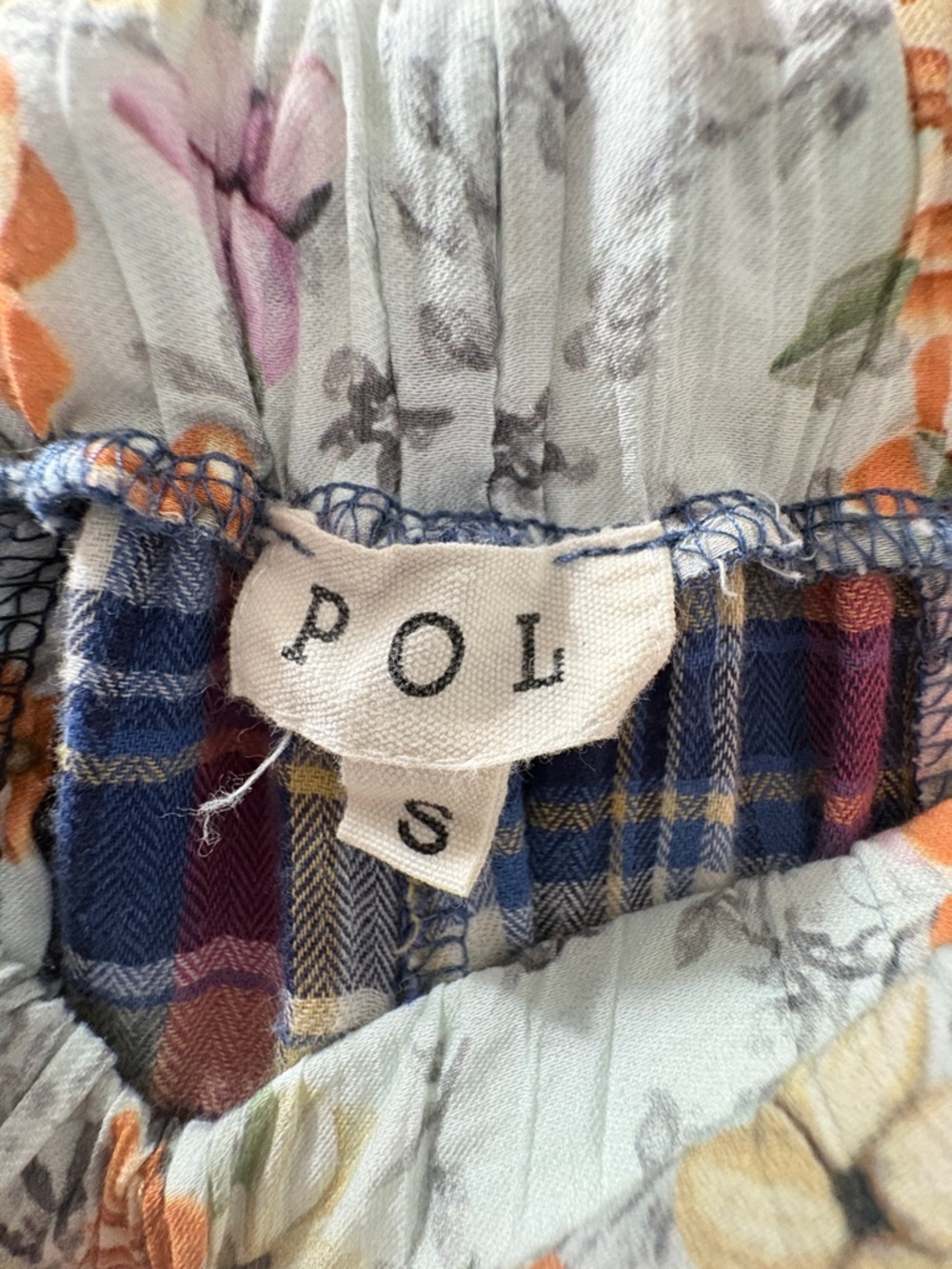 POL Patchwork Wide Leg Pants – Size Small - Picture 6 of 6
